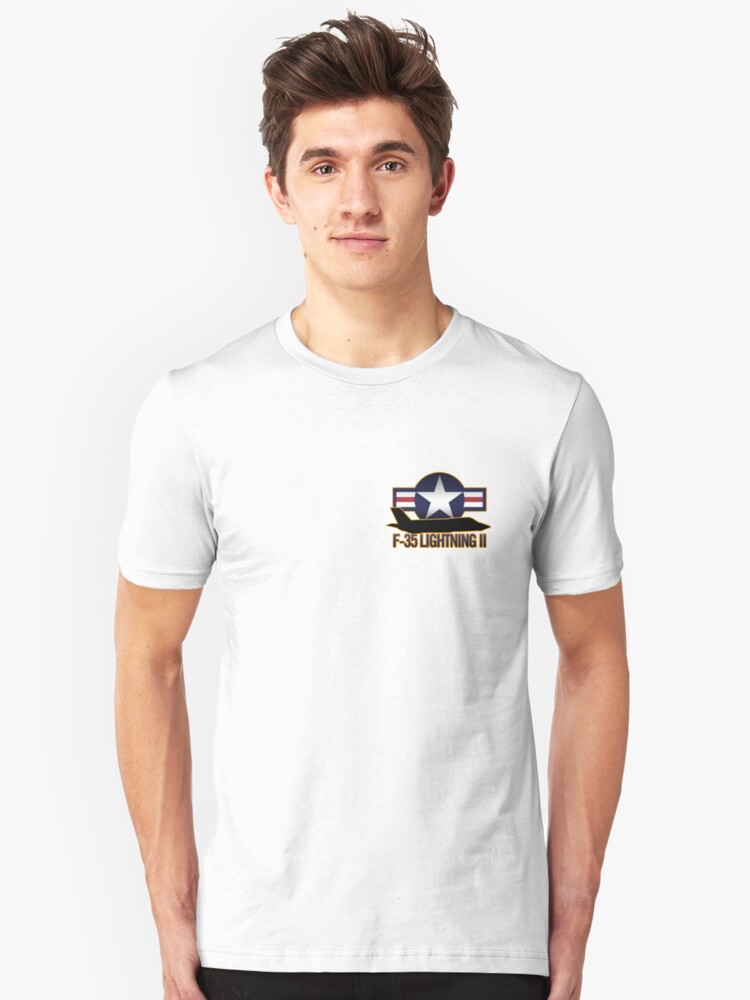 Alternate view of F-35 Lightning II Slim Fit T-Shirt