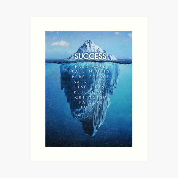 Item preview, Iceberg Success  designed and sold by SuccessHunters.