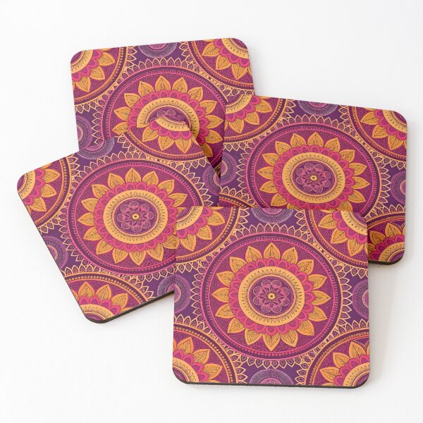 Item preview, Vibrant mandala pattern designed and sold by trendspatterns.