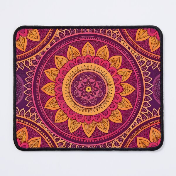 Item preview, Vibrant mandala pattern designed and sold by trendspatterns.