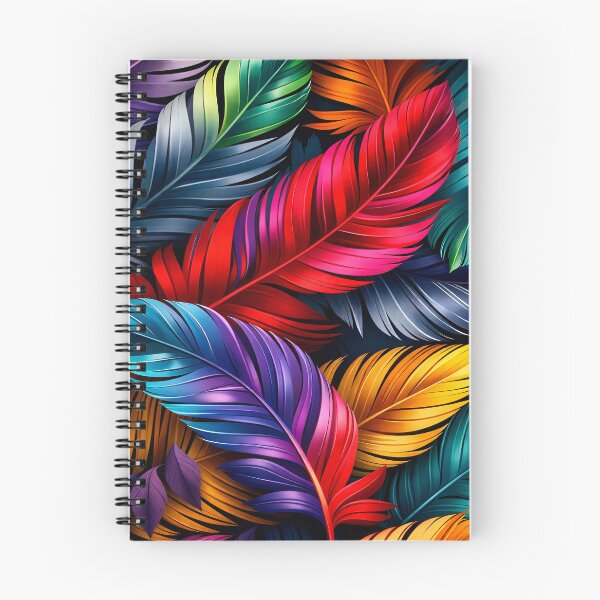 Item preview, Vibrant Tropical Feather Leaves Pattern – Colorful Jungle Botanical Print designed and sold by Kaleidoscope Print.