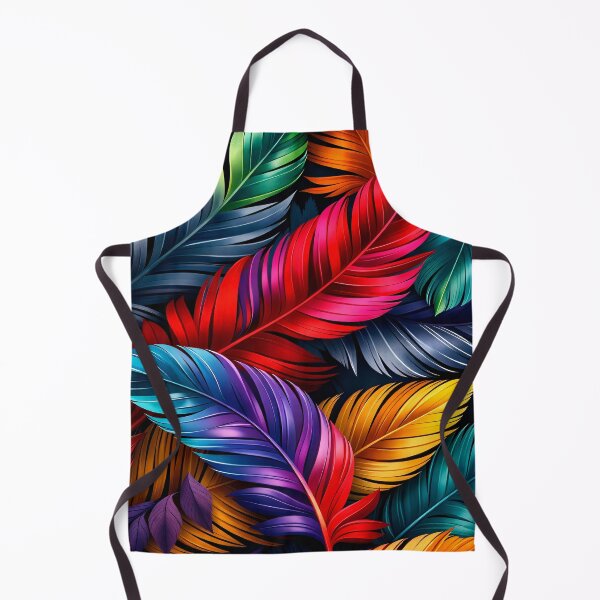 Item preview, Vibrant Tropical Feather Leaves Pattern – Colorful Jungle Botanical Print designed and sold by Kaleidoscope Print.
