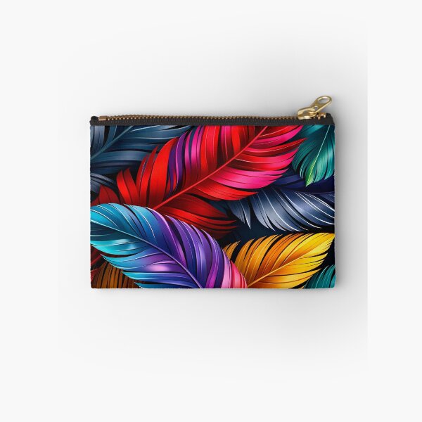 Item preview, Vibrant Tropical Feather Leaves Pattern – Colorful Jungle Botanical Print designed and sold by Kaleidoscope Print.