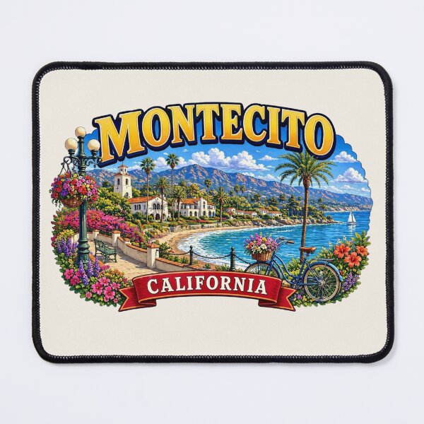 Item preview, Montecito, California - Coastal Scenic Design designed and sold by Myra365Art.