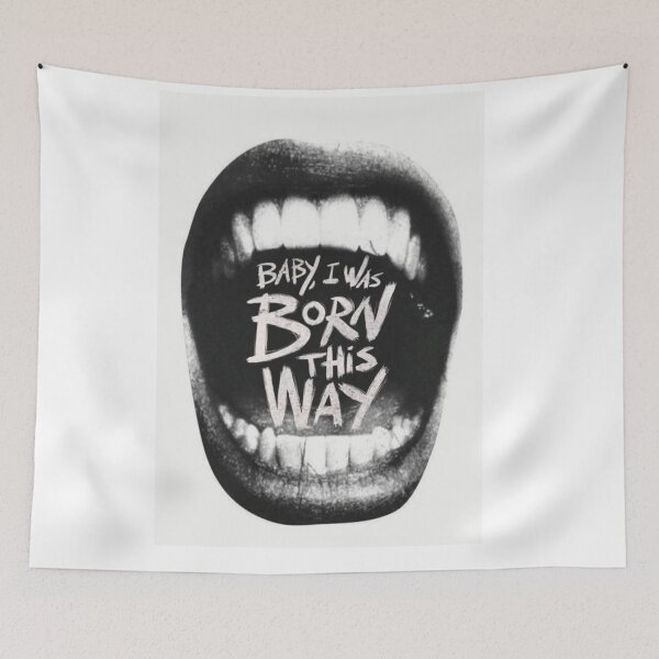 Item preview, Baby I Was Born This Way - Bold Identity Shout Typography designed and sold by benja-08.