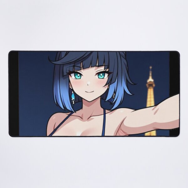 Item preview, Yelan Night Out in Paris Aesthetic Fan Art designed and sold by Jimakmo.