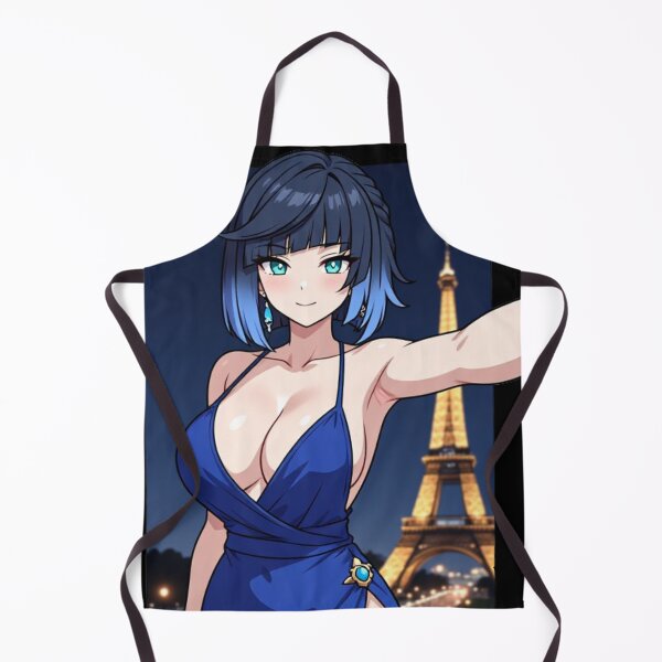 Item preview, Yelan Night Out in Paris Aesthetic Fan Art designed and sold by Jimakmo.