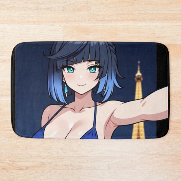 Item preview, Yelan Night Out in Paris Aesthetic Fan Art designed and sold by Jimakmo.