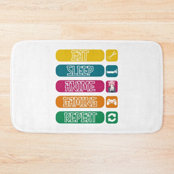 Item preview, Eat Sleep Anime Gaming Repeat designed and sold by HopeeART.