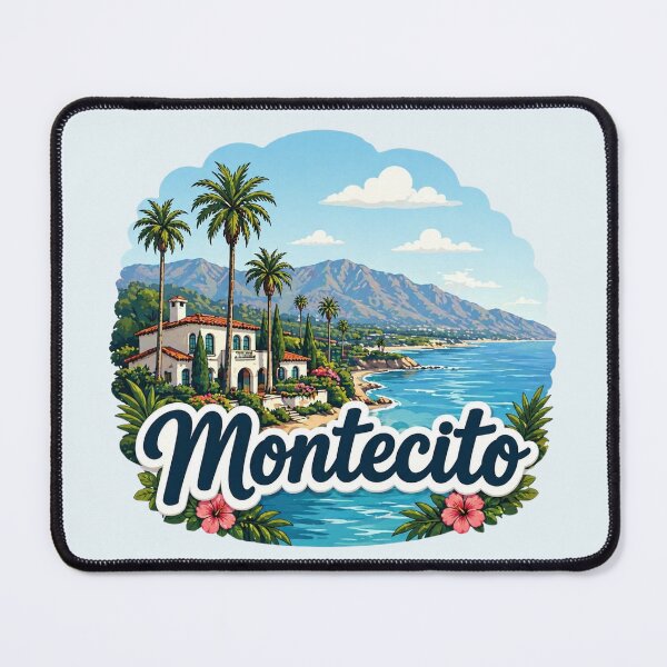 Item preview, Montecito, California - Coastal Mediterranean Beach Design designed and sold by Myra365Art.