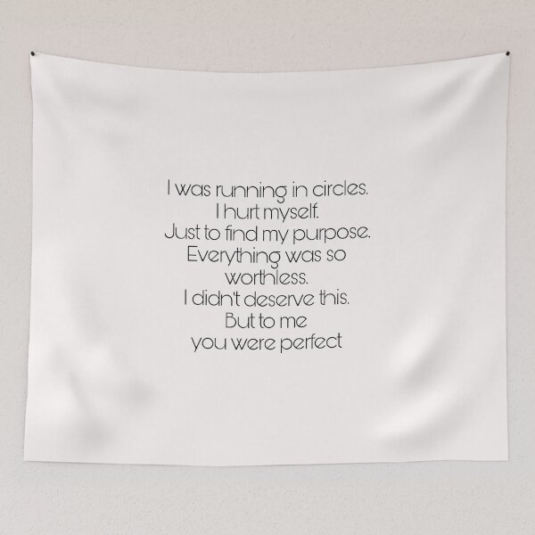 Item preview, Hollywood Undead Circles Quote designed and sold by Skeptikait.
