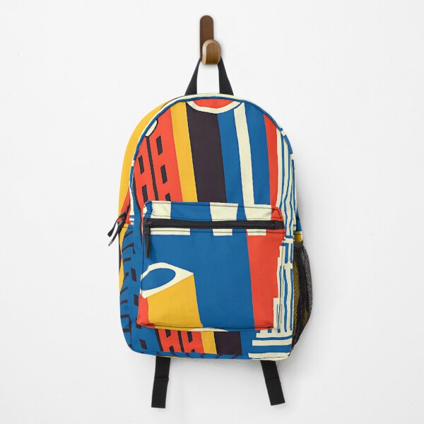 Item preview, New York - Empire State - Vintage travel poster in the style of Fernand Léger designed and sold by PrintableTravel.