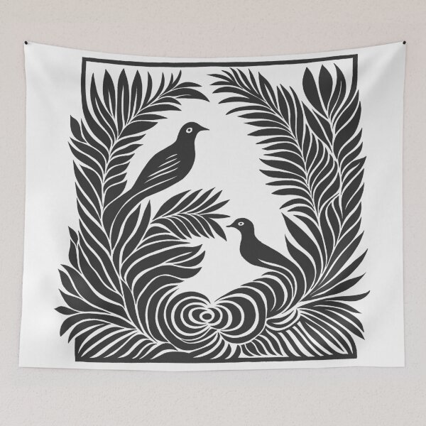 Item preview, Scandinavian folk art on the back of tshirt  designed and sold by Heaven1111.