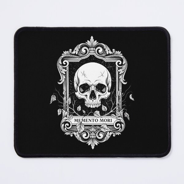 Item preview, Memento Mori Skull Frame with Dead Leaves designed and sold by nuel-art.