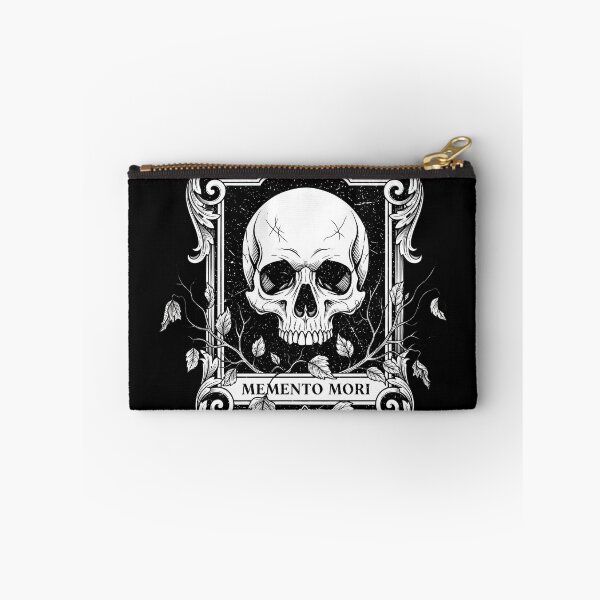 Item preview, Memento Mori Skull Frame with Dead Leaves designed and sold by nuel-art.