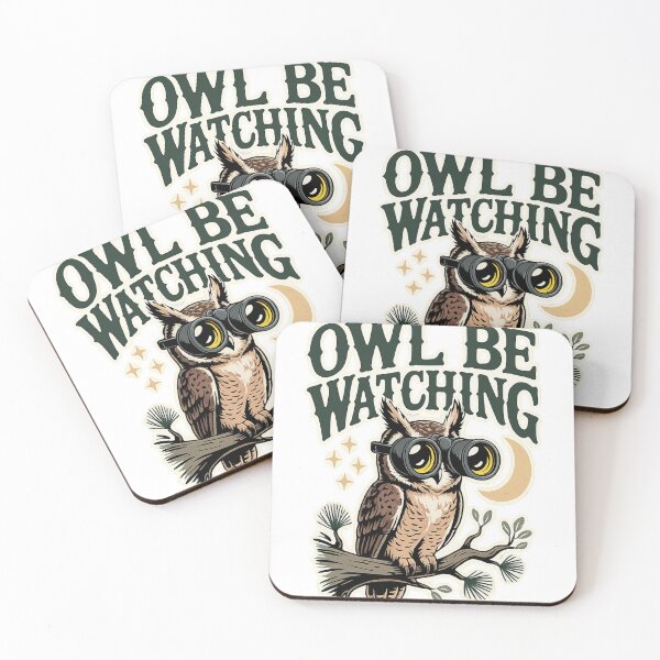 Item preview, OWL BE WATCHING YOU TEE SHIRT ai generated created by frasues designed and sold by frasues.