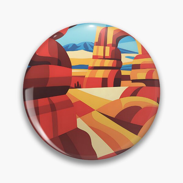 Item preview, Utah - Beehive State - Vintage travel poster in the style of Fernand Léger designed and sold by PrintableTravel.