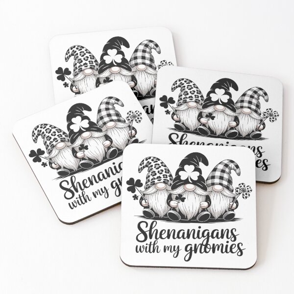 Item preview, Festive Gnomes in Ink Wash Art designed and sold by Bloomkept.