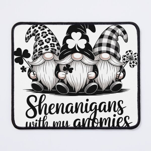Item preview, Festive Gnomes in Ink Wash Art designed and sold by Bloomkept.