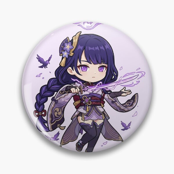 Item preview, Raiden Shogun Chibi // Genshin Impact Chibi Sticker designed and sold by Astraphyllia.
