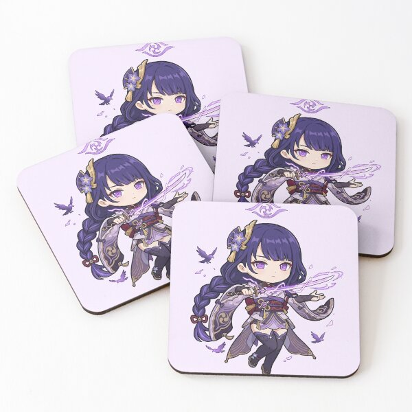 Item preview, Raiden Shogun Chibi // Genshin Impact Chibi Sticker designed and sold by Astraphyllia.