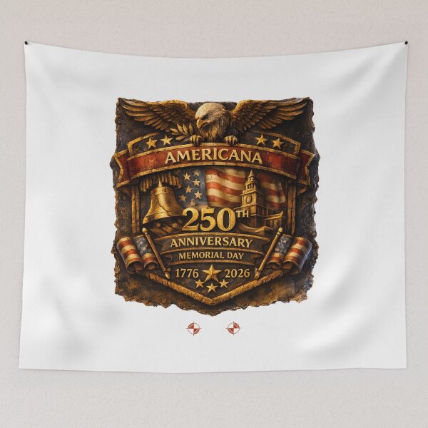 Item preview, American anniversary emblem designed and sold by m-yoga-store.