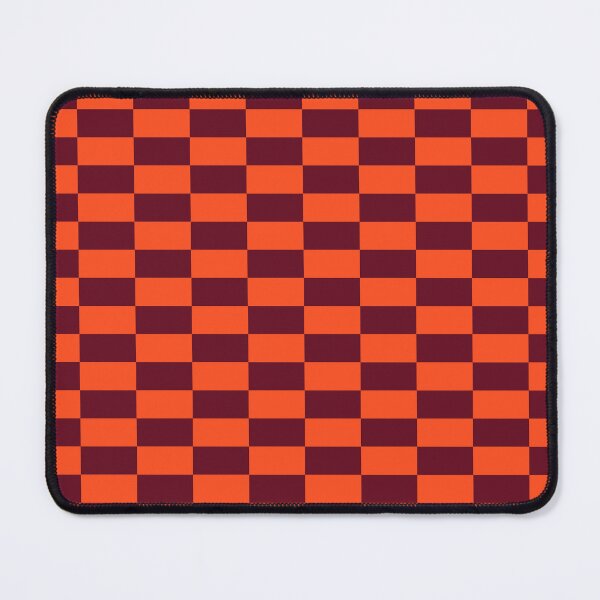 Item preview, Pomegranate & orange rectangles checkered designed and sold by Mint + Midnight.