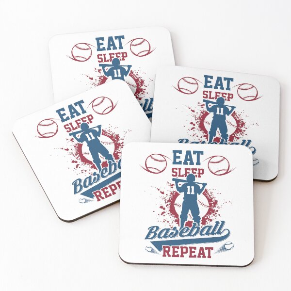 Item preview, Eat Sleep Baseball Repeat designed and sold by HopeeART.