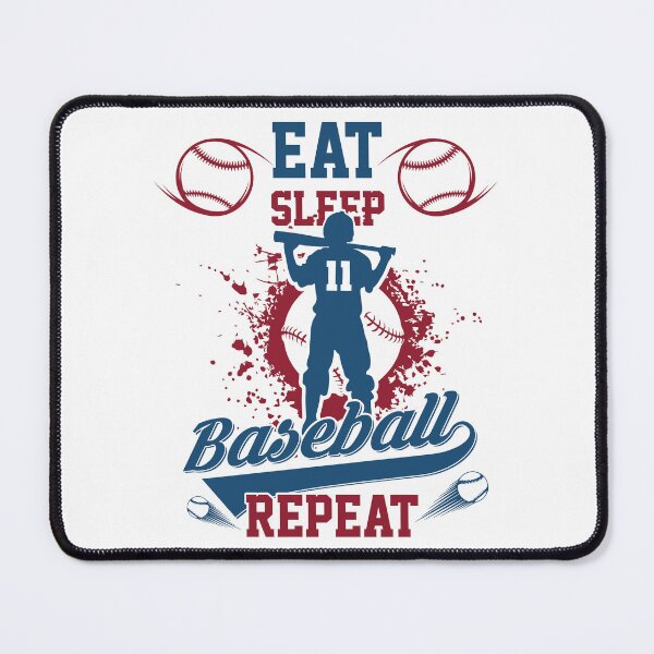 Item preview, Eat Sleep Baseball Repeat designed and sold by HopeeART.