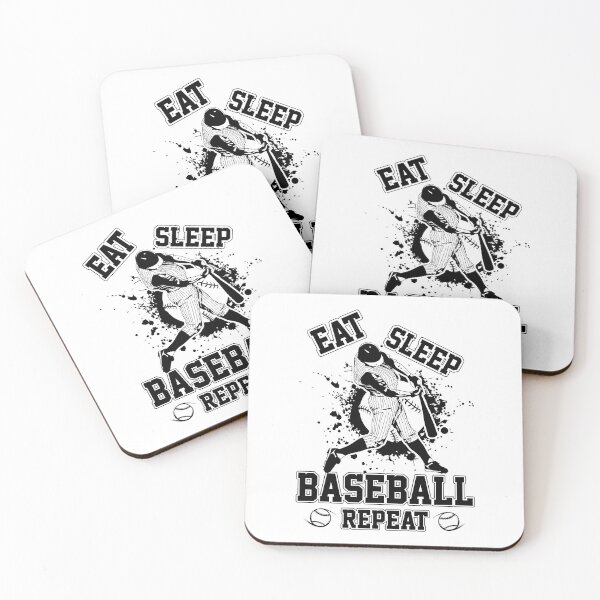 Item preview, Eat Sleep Baseball Repeat designed and sold by HopeeART.