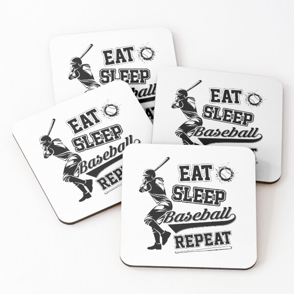 Item preview, Eat Sleep Baseball Repeat designed and sold by HopeeART.