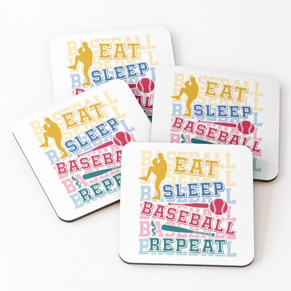 Item preview, Eat Sleep Baseball Repeat designed and sold by HopeeART.
