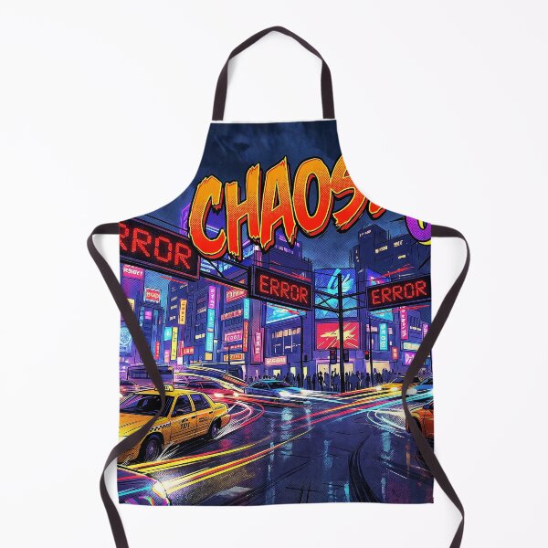 Item preview, Cyberpunk City Chaos Crash Neon Street Mayhem designed and sold by TheCalmEdit.