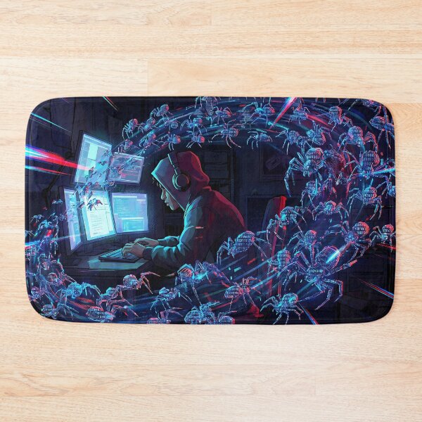 Item preview, Cyber Hacker Swarm Digital Virus Invasion designed and sold by TheCalmEdit.