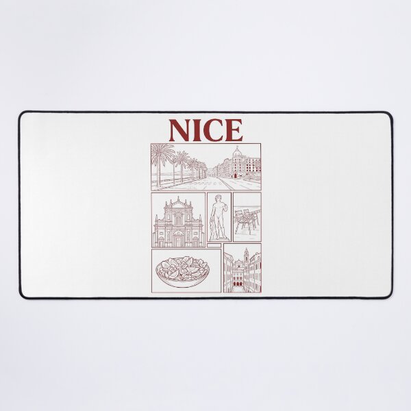 Item preview, Vintage Nice France French Riviera City Landmarks designed and sold by k3rstman1.