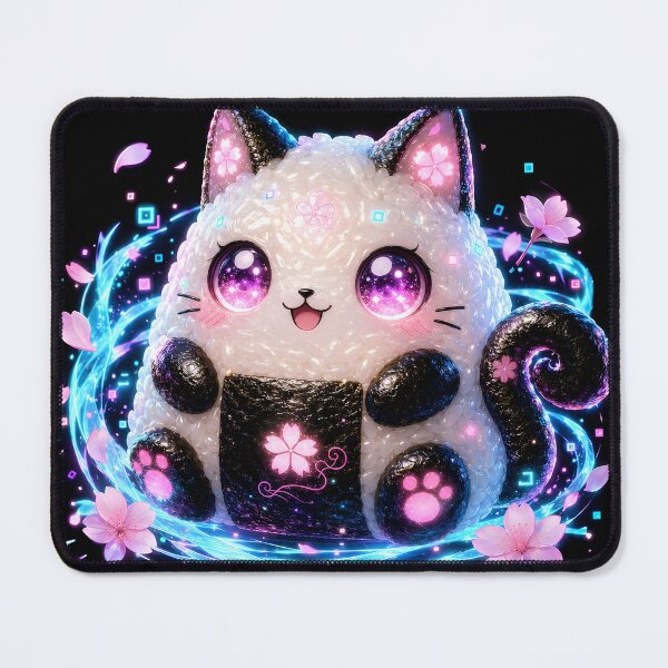 Item preview, Onigiri Spirit: Sakura Glow Edition designed and sold by BGM by AI.