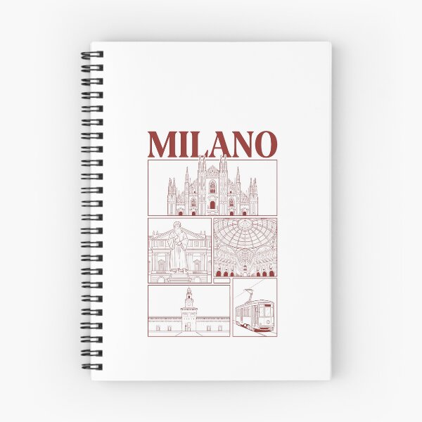 Item preview, Milan Italy Architectural Landmarks Travel Line Art designed and sold by k3rstman1.