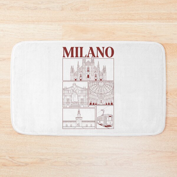 Item preview, Milan Italy Architectural Landmarks Travel Line Art designed and sold by k3rstman1.