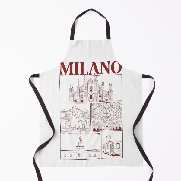 Item preview, Milan Italy Architectural Landmarks Travel Line Art designed and sold by k3rstman1.