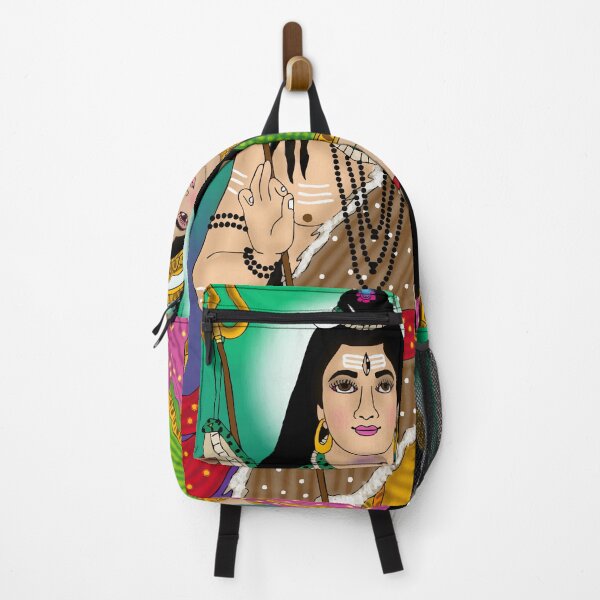 Item preview, Shiva Parvati Sacred Design – Hindu Divine Couple Spiritual Artwork designed and sold by Harshit_Digital_Arts.