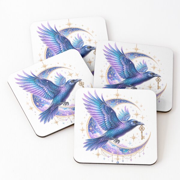 Item preview,   Celestial Raven Moon Key Art designed and sold by CasadiFrequenza.