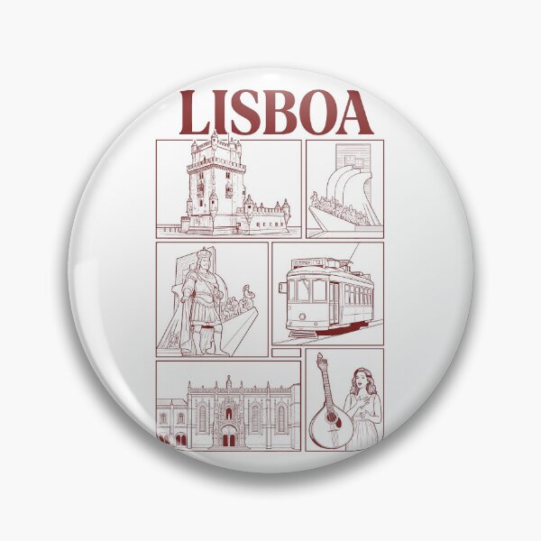 Item preview, Vintage Lisboa Portugal Landmarks Architecture Collage designed and sold by k3rstman1.