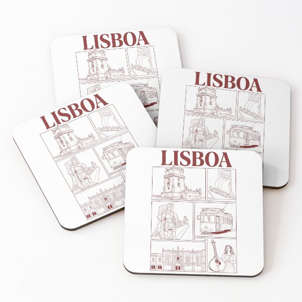 Item preview, Vintage Lisboa Portugal Landmarks Architecture Collage designed and sold by k3rstman1.