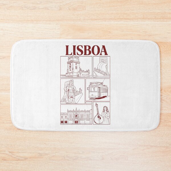 Item preview, Vintage Lisboa Portugal Landmarks Architecture Collage designed and sold by k3rstman1.