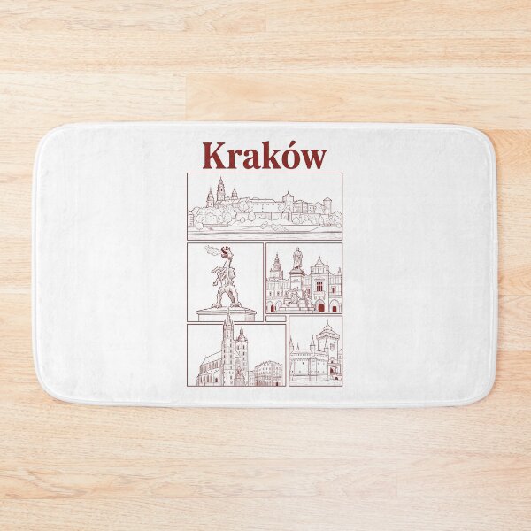 Item preview, Kraków Poland Historic Landmarks Wawel Castle Collage designed and sold by k3rstman1.