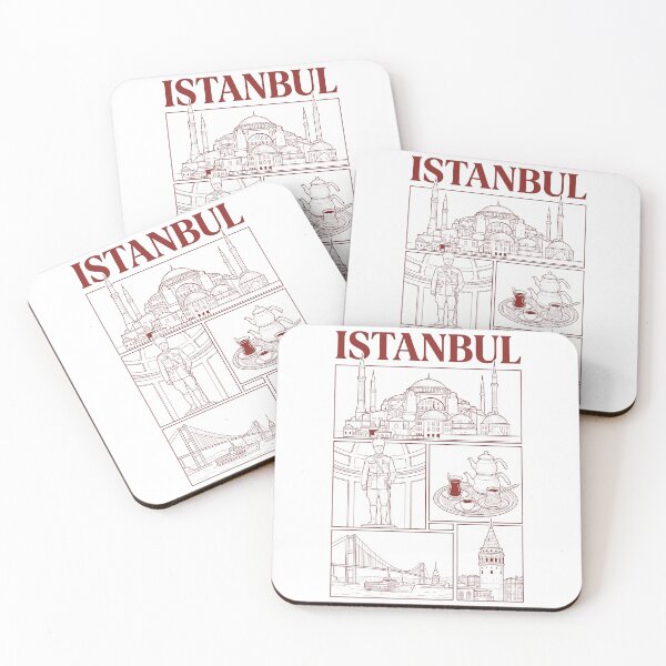Item preview, Istanbul Turkey Landmarks Hagia Sophia Galata Tower designed and sold by k3rstman1.