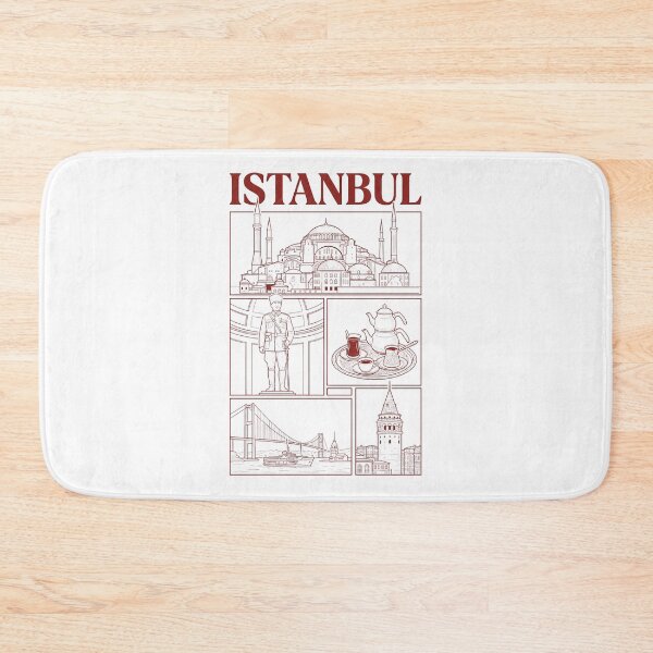 Item preview, Istanbul Turkey Landmarks Hagia Sophia Galata Tower designed and sold by k3rstman1.