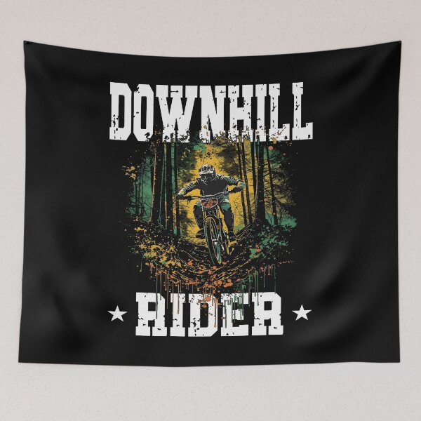 Item preview, Downhill Rider Mountain Bike Shirt MTB Downhill Biking Design designed and sold by Jt41.