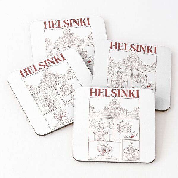 Item preview, Helsinki Finland City Landmarks Architecture Sketch designed and sold by k3rstman1.