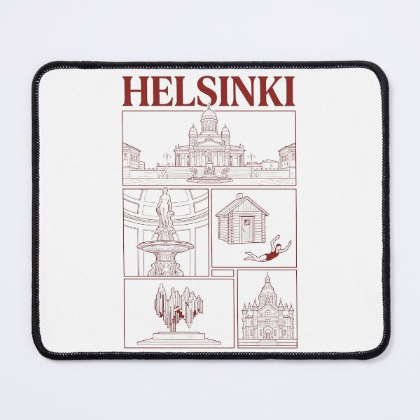 Item preview, Helsinki Finland City Landmarks Architecture Sketch designed and sold by k3rstman1.
